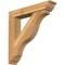 Ekena Millwork Funston Traditional Rough Sawn Bracket w/ Offset Brace, Western Red Cedar, 6"W x 30"D x 30"H BKT0604X30X30FST01RWR - alternate 1